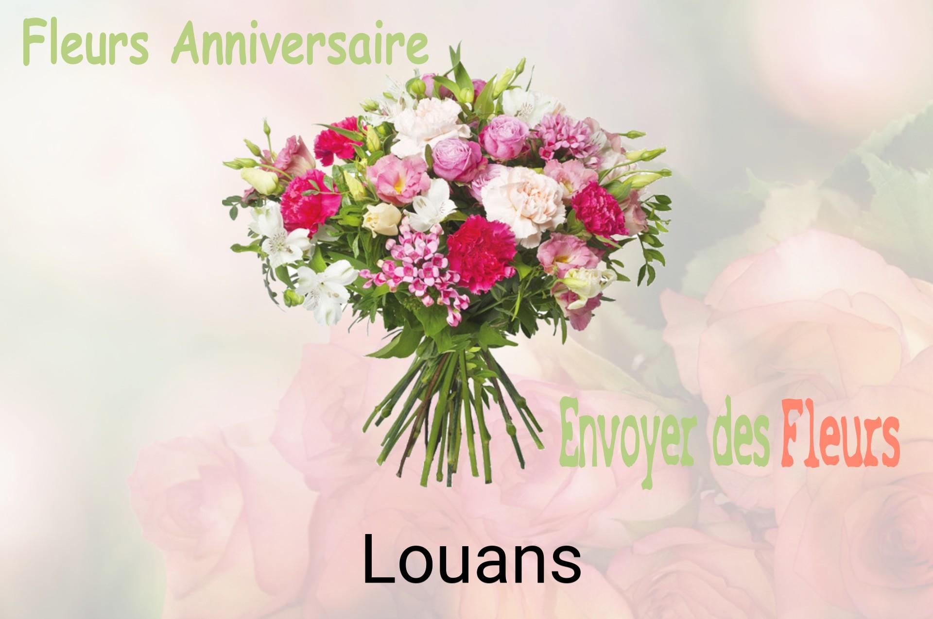 Bouquet de fleurs d’anniversaire livré à Louans
